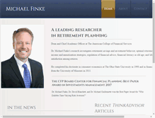Tablet Screenshot of michaelfinke.com